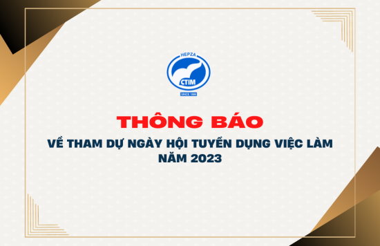 [THÔNG BÁO] tham dự Ngày hội tuyển dụng việc làm Năm 2023